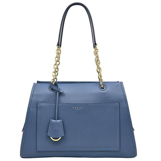 Radley London Fern Street Vintage Blue Medium Zip-Top Tote Bag